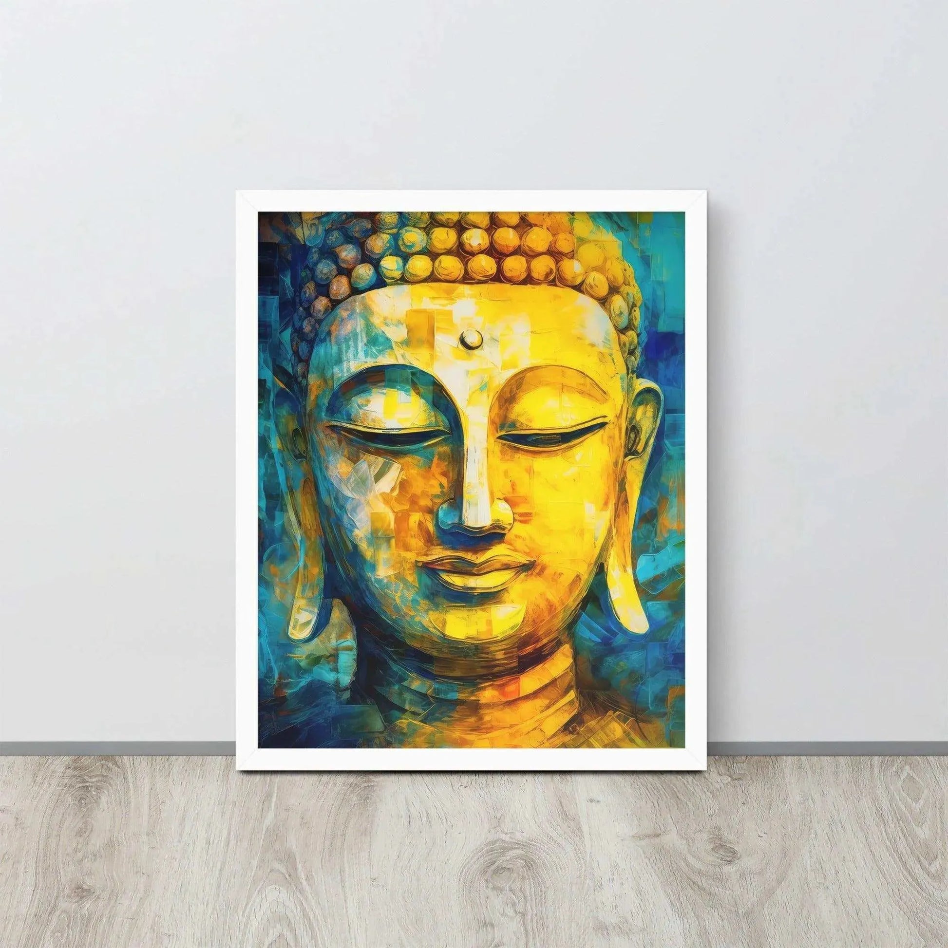 Buddha Healing Framed Print – ZenArtBliss -ZenArtBliss