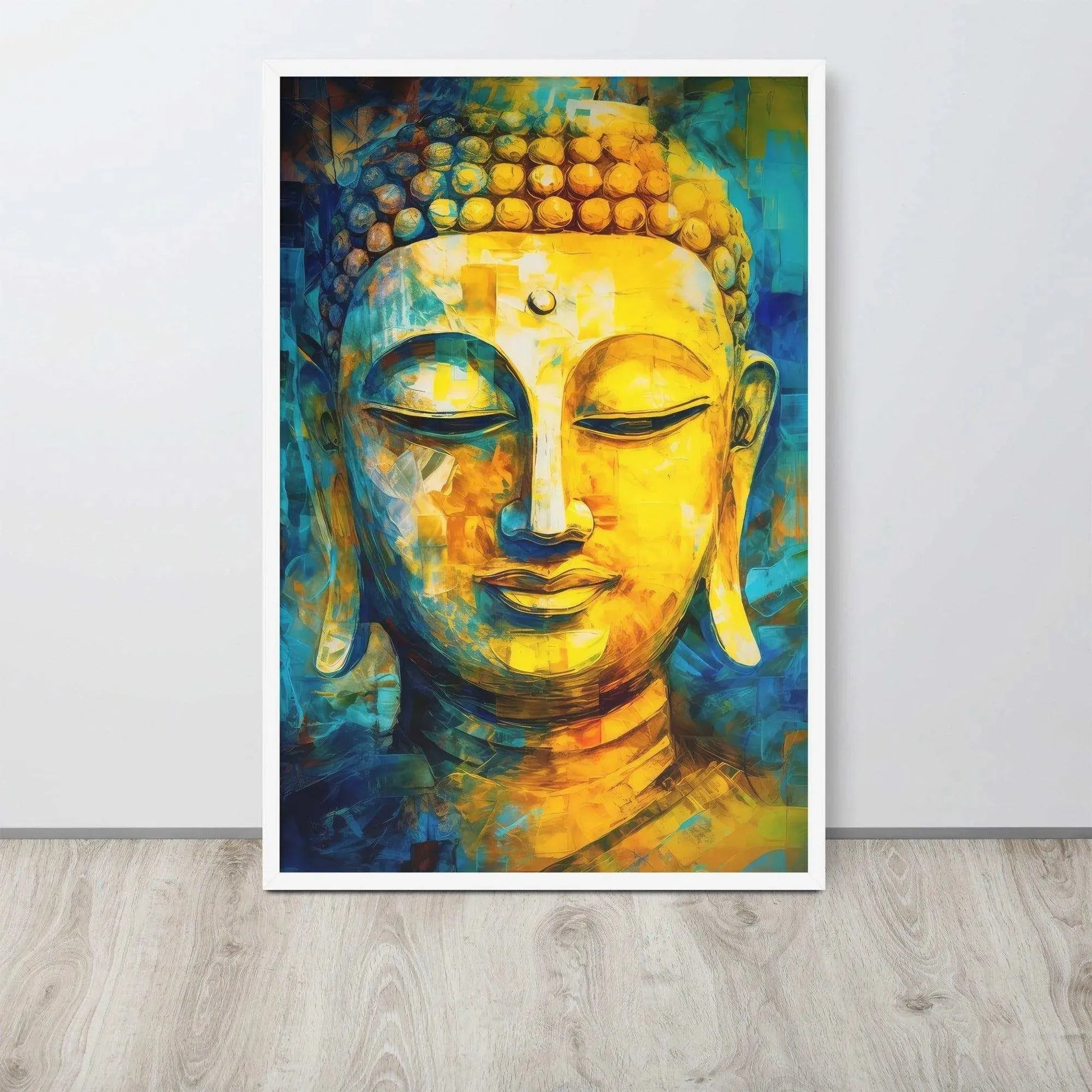 Buddha Healing Framed Print – ZenArtBliss -ZenArtBliss