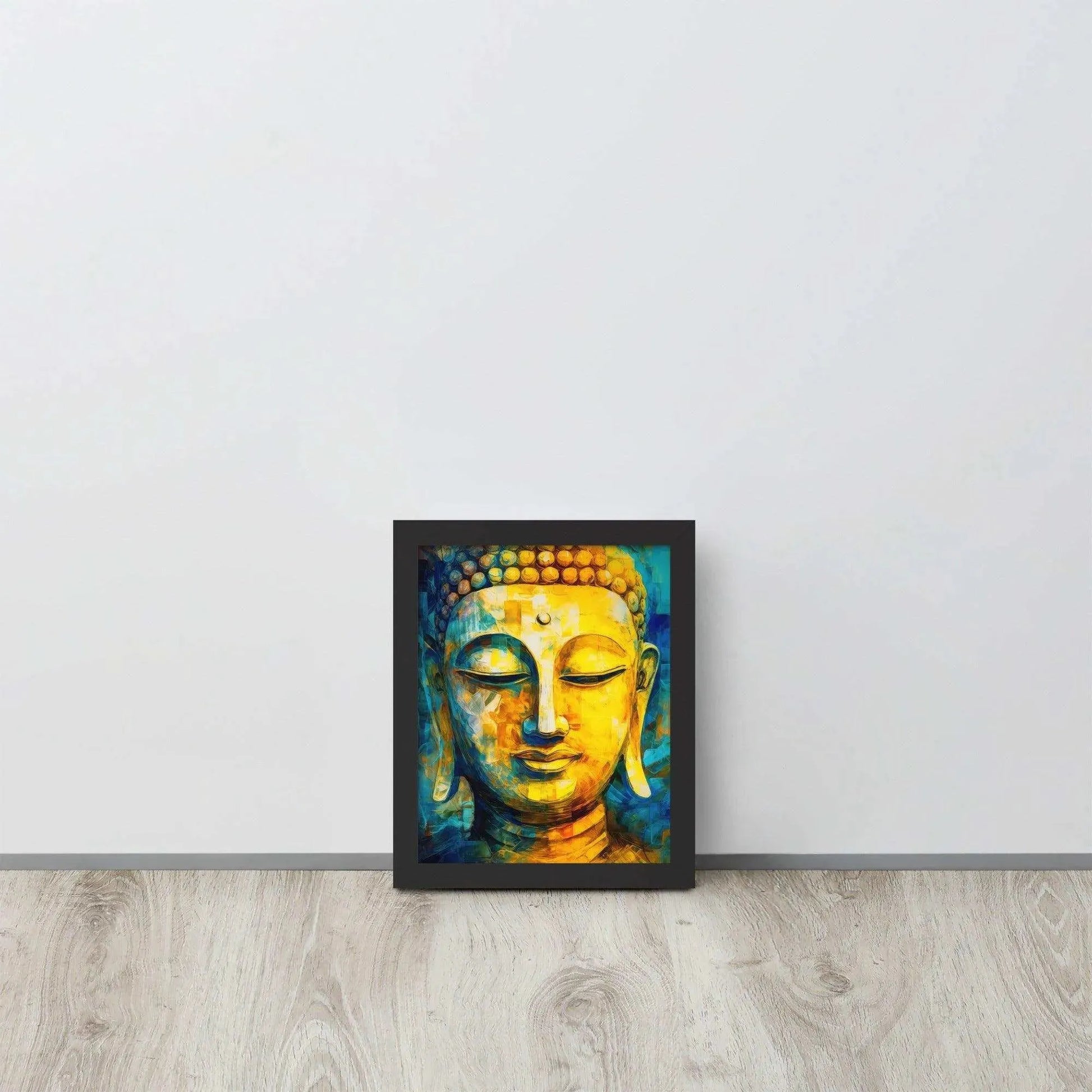 Buddha Healing Framed Print – ZenArtBliss -ZenArtBliss