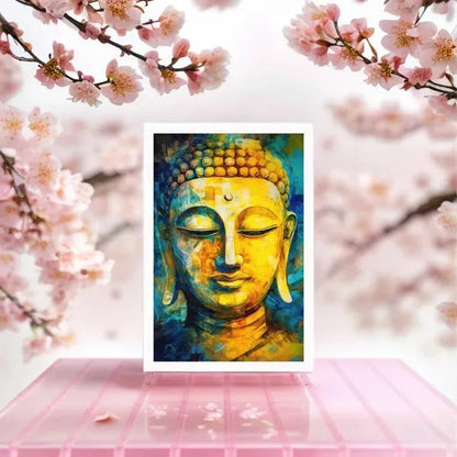 Buddha Healing Framed Print – ZenArtBliss -ZenArtBliss