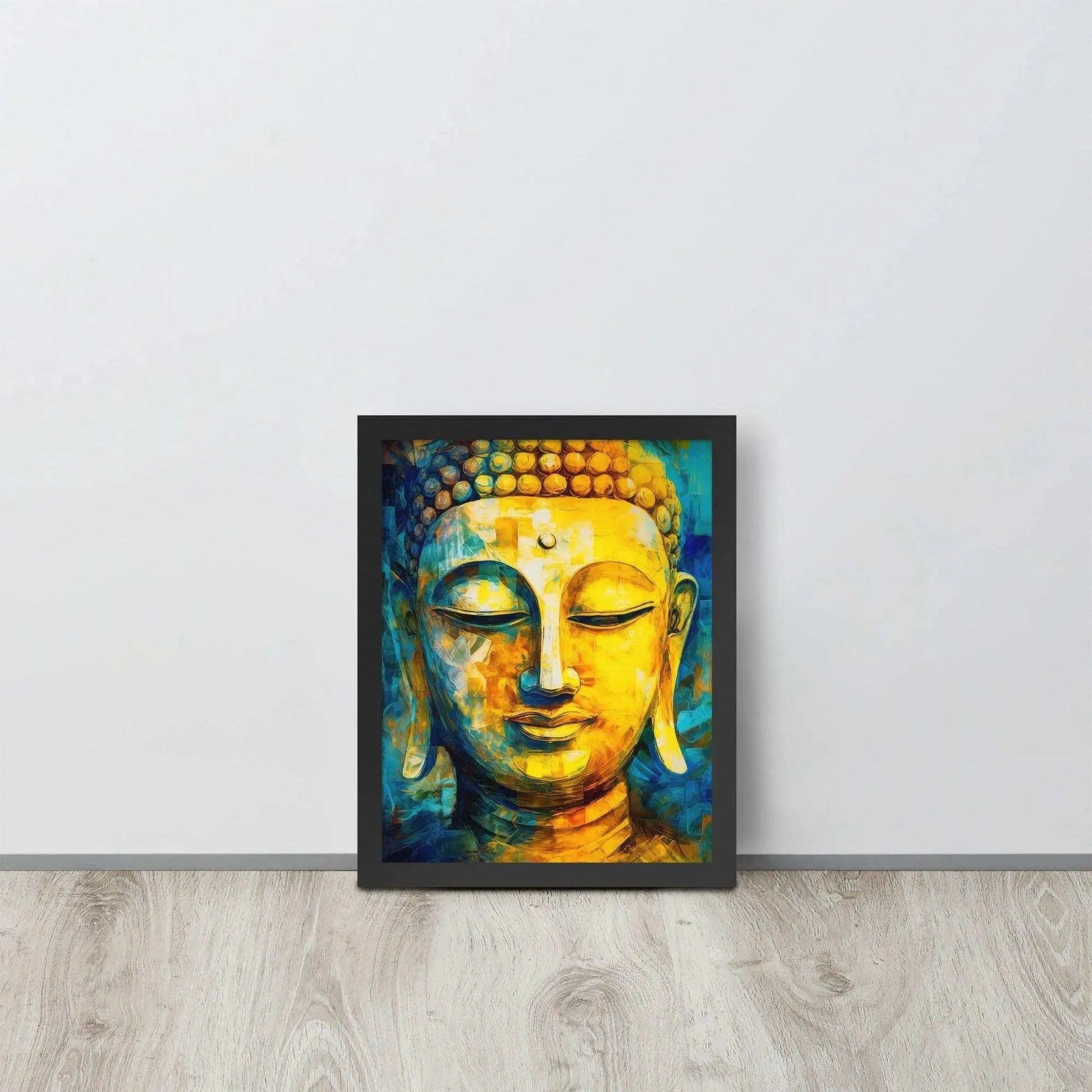 Buddha Healing Framed Print – ZenArtBliss -ZenArtBliss