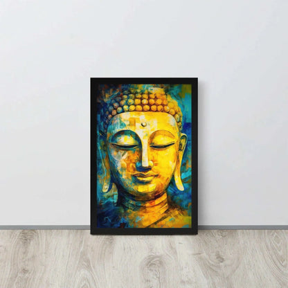 Buddha Healing Framed Print – ZenArtBliss -ZenArtBliss