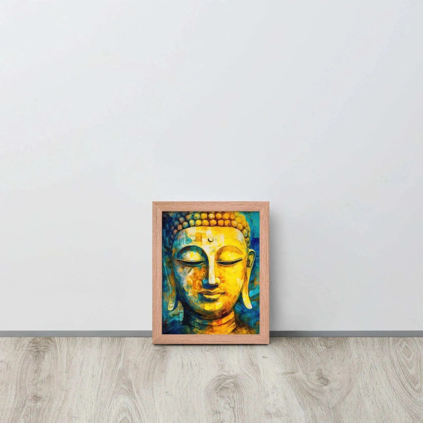 Buddha Healing Framed Print – ZenArtBliss -ZenArtBliss