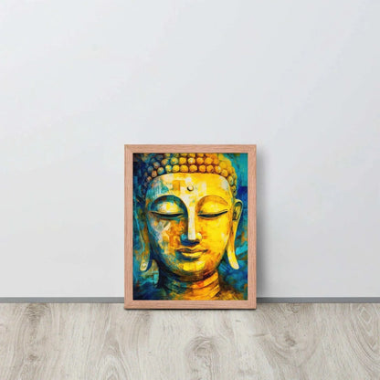 Buddha Healing Framed Print – ZenArtBliss -ZenArtBliss