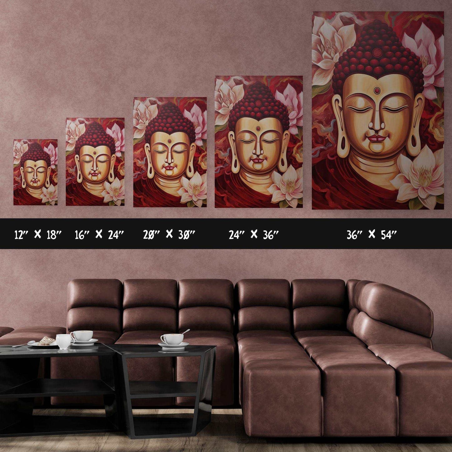 meaasurements of buddha poster