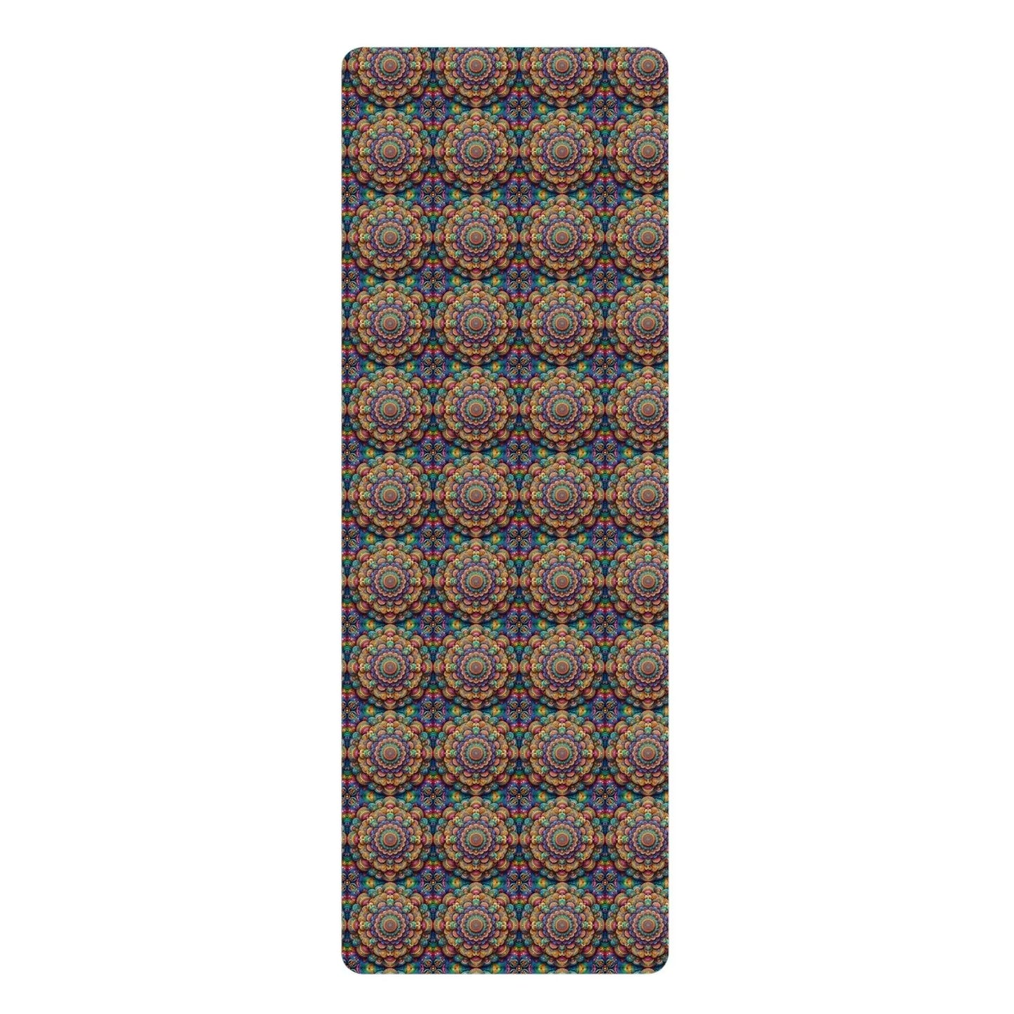 Cosmic Bloom Mandala Yoga Mat 🌌🌸 -ZenArtBliss