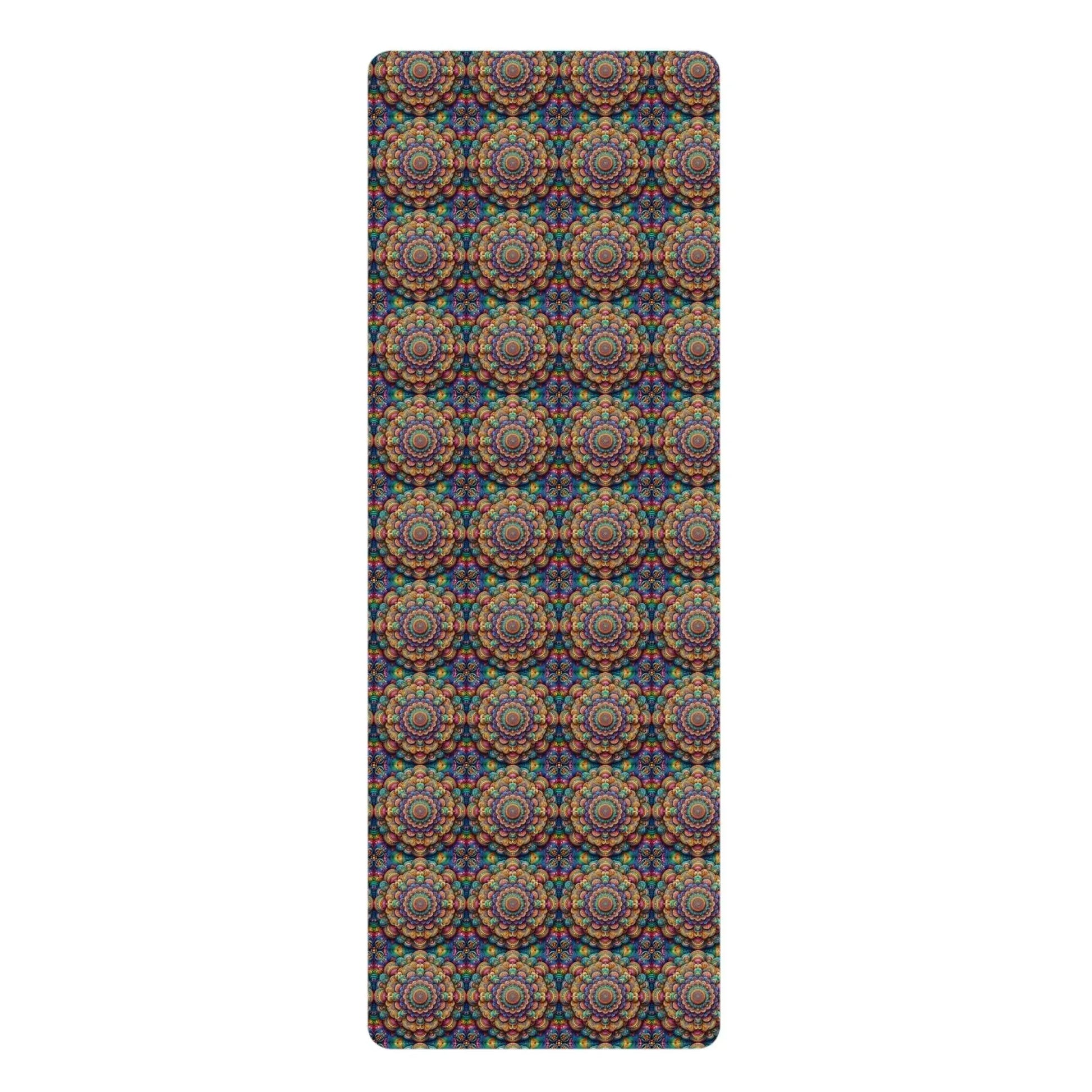 Cosmic Bloom Mandala Yoga Mat 🌌🌸 -ZenArtBliss