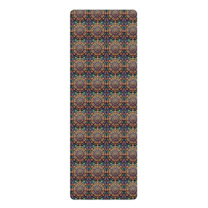 Cosmic Bloom Mandala Yoga Mat 🌌🌸 -ZenArtBliss