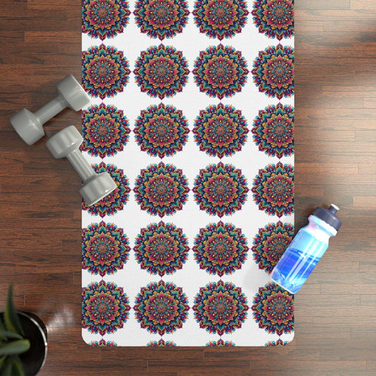 Cosmic Burst Mandala Yoga Mat 🌌🧘‍♀️ -ZenArtBliss