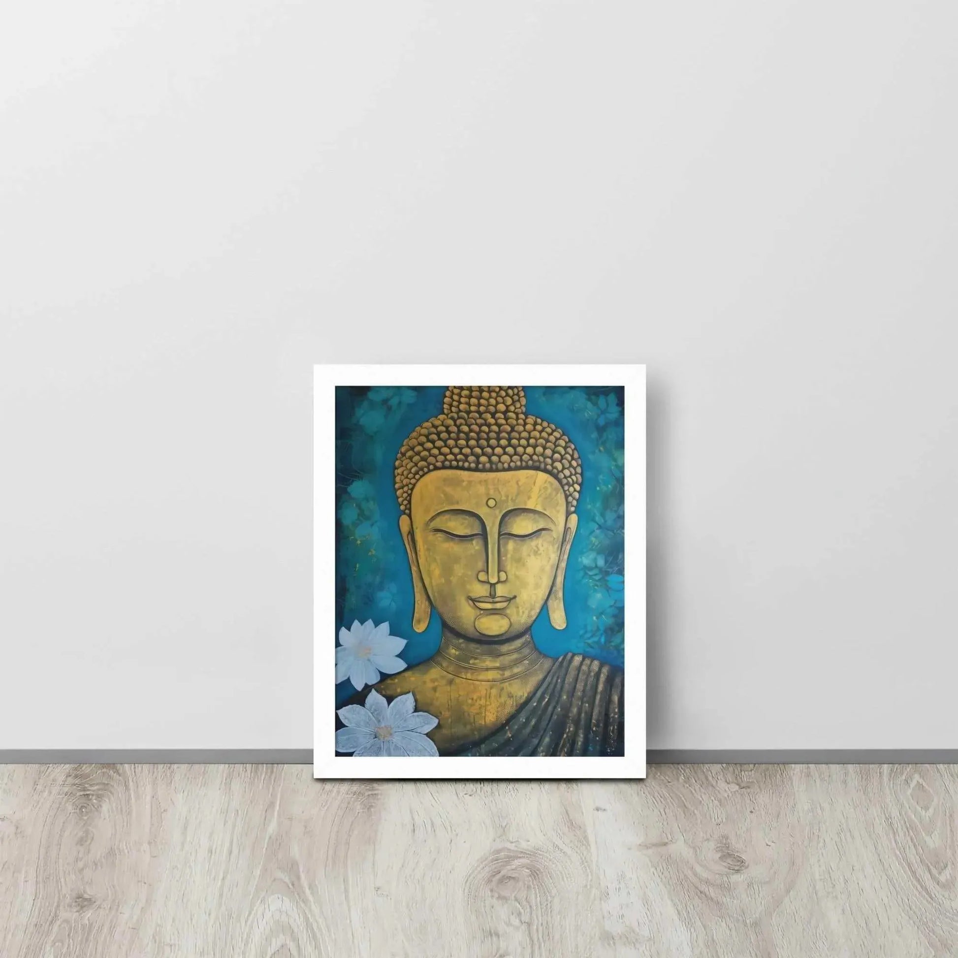 Golden Buddha Painting – ZenArtBliss -ZenArtBliss