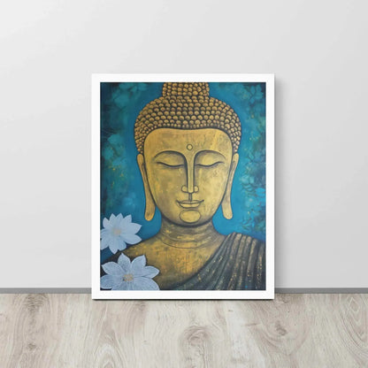 Golden Buddha Painting – ZenArtBliss -ZenArtBliss