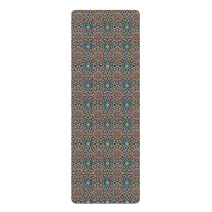 Kaleidoscope Fusion Mandala Yoga Mat 🧘‍♀️ -ZenArtBliss