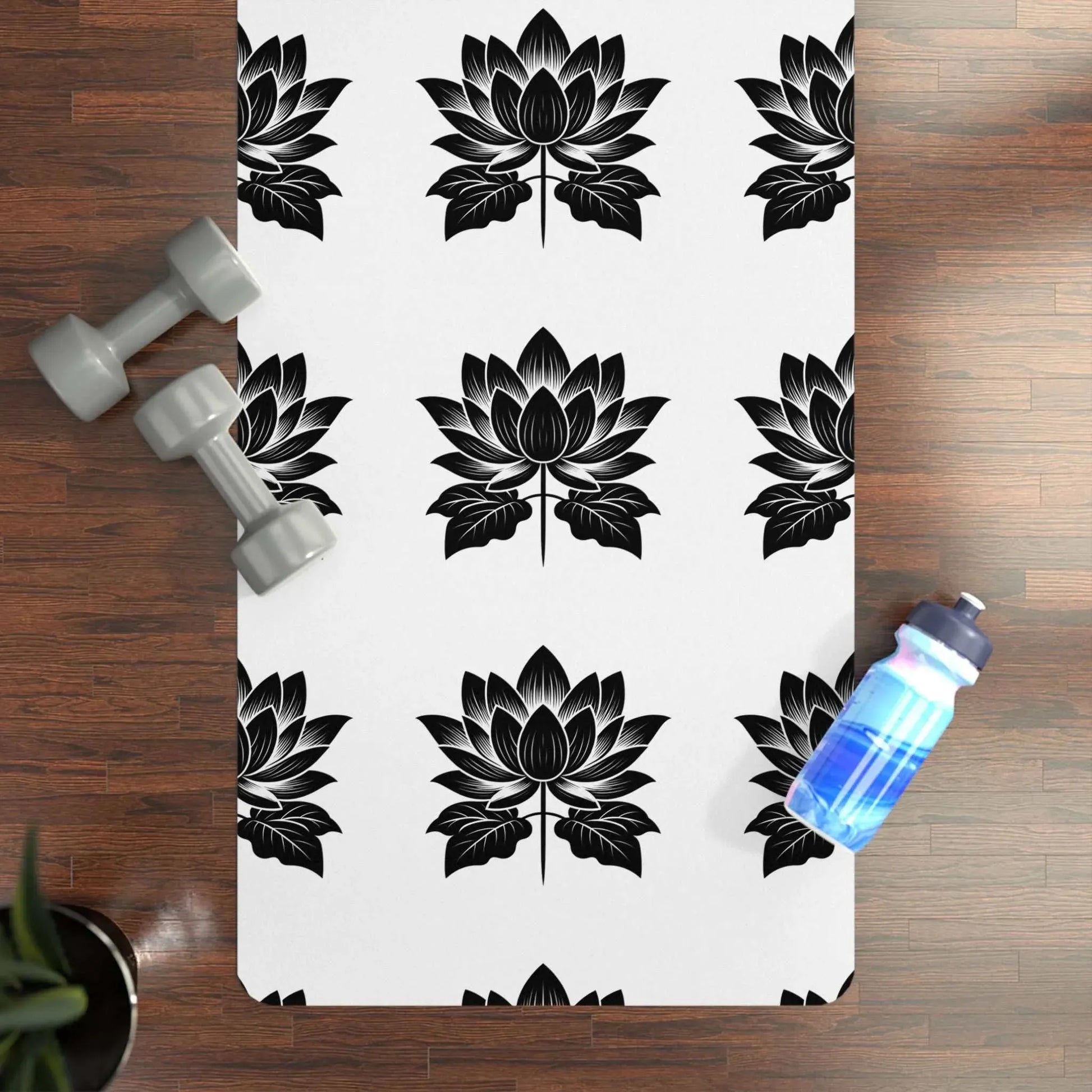 Lotus Harmony Yoga Mat - Embrace Elegance and Strength 🌸🧘‍♀️ -ZenArtBliss