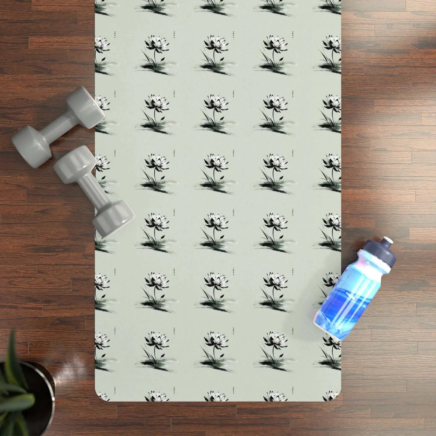 Lotus Tranquility Yoga Mat - Embrace Peace and Serenity 🌸🧘‍♀️ -ZenArtBliss