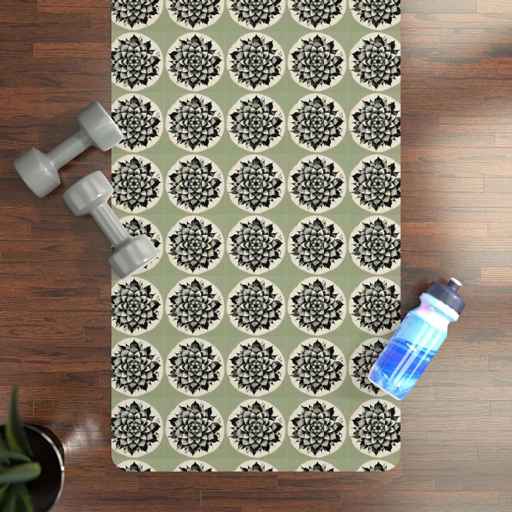 Mandala Lotus Yoga Mat - Embrace Your Inner Calm 🌸🧘‍♀️ -ZenArtBliss