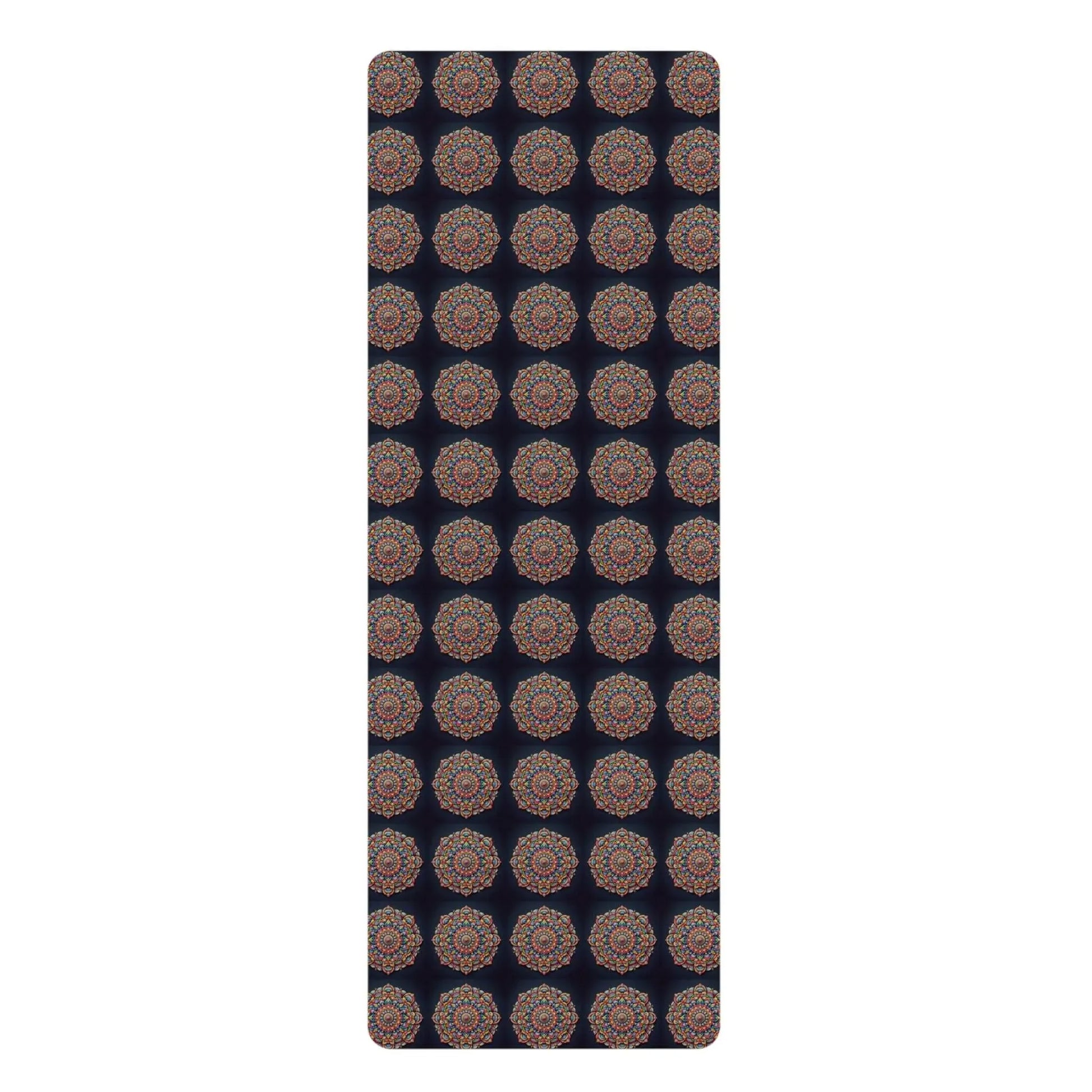 Midnight Serenity Mandala Yoga Mat 🌙🌸 -ZenArtBliss