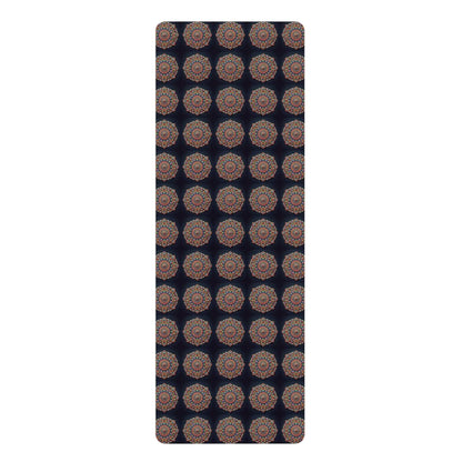 Midnight Serenity Mandala Yoga Mat 🌙🌸 -ZenArtBliss