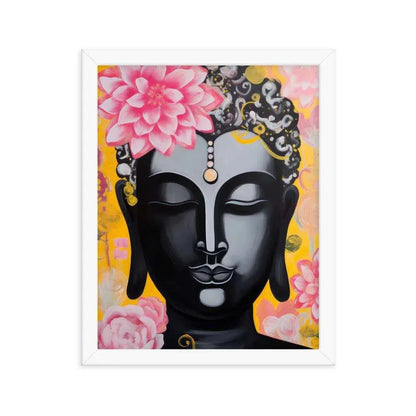 Modern Buddha Tibetan Art: Pop of Pink – ZenArtBliss -ZenArtBliss