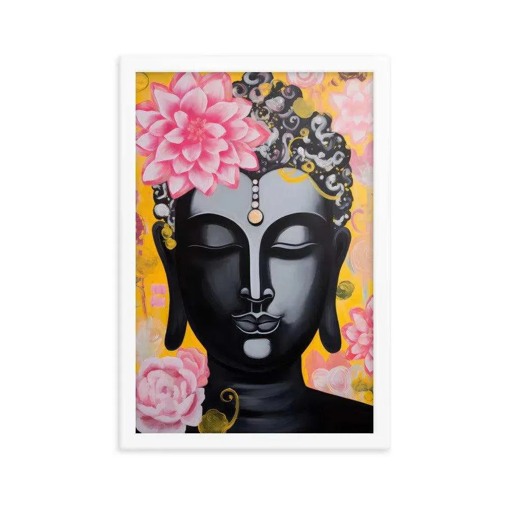 Modern Buddha Tibetan Art: Pop of Pink – ZenArtBliss -ZenArtBliss