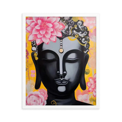 Modern Buddha Tibetan Art: Pop of Pink – ZenArtBliss -ZenArtBliss