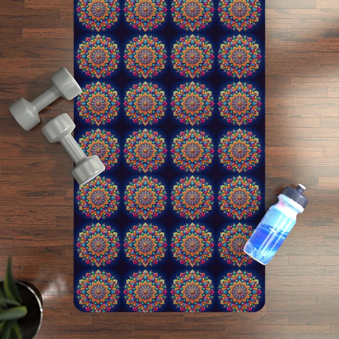 Serenity Starburst Yoga Mat 🌟💠 -ZenArtBliss