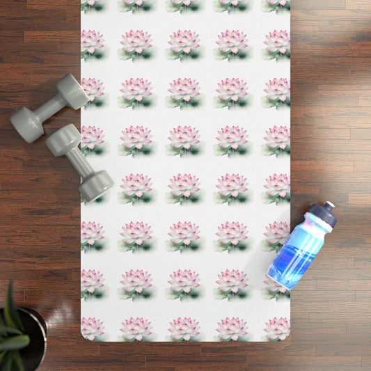 Tranquil Lotus Yoga Mat - Find Your Center in Nature's Embrace 🪷 -ZenArtBliss