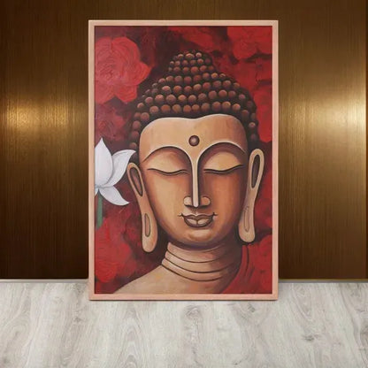 Vibrant Zen Buddha Framed Print | ZenArtBliss.com -ZenArtBliss