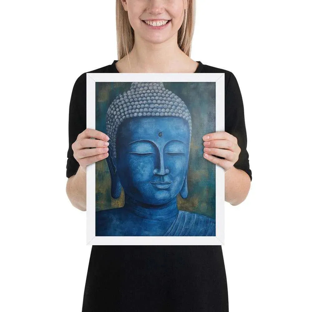 ZenArtBliss.com | Blue Buddha Healing Art – Find Serenity in Tranquil Blue -ZenArtBliss