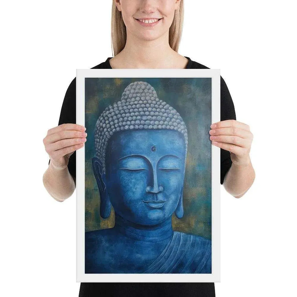 ZenArtBliss.com | Blue Buddha Healing Art – Find Serenity in Tranquil Blue -ZenArtBliss